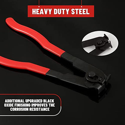 SPEEDWOX 31PCS CV Joint Boot Clamp Pliers with Stainless Steel Band Clamps Locking Metal Cable Zip Ties Kit CV Boot Clamp Tool for Most Cars Car Banding Tools Kit Set Auto Repair Tool