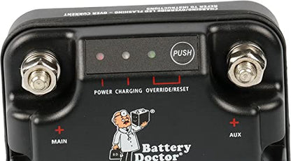 Battery Isolator, 100A, Black - size: 100 Amp
