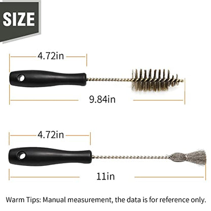 Injector Bore Cleaner Seat Cleaning Brush Kit Diesel Injector Sleeve Cup Seat Compatible with 7.3L 6.0L 6.4L 6.7L 1994-2018, 3126 C7 C9, Replace AP0084 AP0085 3252