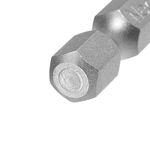 uxcell 10 Pcs H5 Magnetic Hex Head Screwdriver Bits, 1/4 Inch Hex Shank 5.9-inch Length S2 Power Tools - size: H5*150mm
