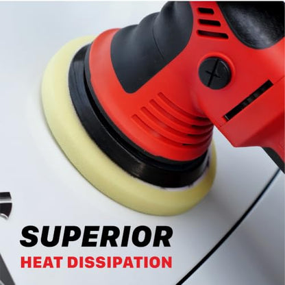 Maxshine 5" Universal Hook & Loop Dual Action Backing Plate – Fits DA Polishers with 5/16" Thread – Supports Up to 12,000 OPM – Compatible with M8S V2 & High-Speed DA Polishers - size: 5“