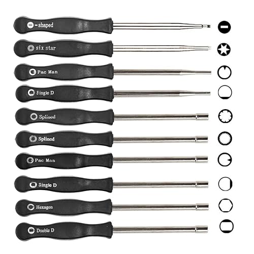 Pack of 10 Carburetor Adjustment Tool Screwdriver Kit for Most 2-Cycle Small Engine Trimmers, Chainsaws, and Leaf Blowers