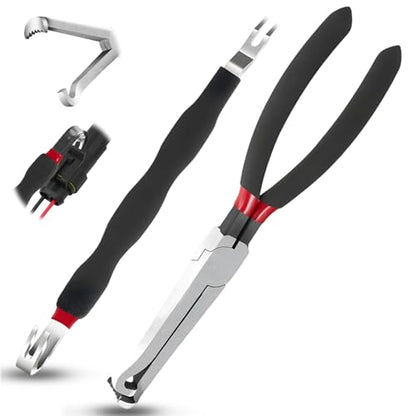 Electrical Disconnect Pliers 37960, Electrical Connector Separator 13120, 8in Automotive Tools Electrical Connector Pliers, Automotive Tools for Push Tab Style Plugs (2-Piece Set) - style: Straight