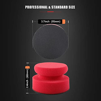 Synthetic Clay Bar Ball, Clay Bar Block, 1Pc Hand Clay Bar Pad for Car Detailing, Clay Bars Pad Auto Detailing -CHMLP07A