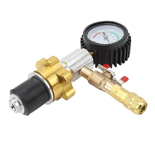 Vacuum Antifreeze Change Fill Kit Pneumatic Radiator Cooling System Coolant Refill Tool for Car Van SUV Truck ABS Rubber Brass Material 8pcs Set