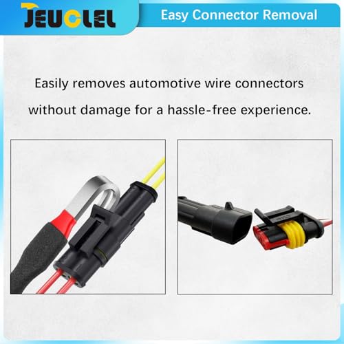 Automotive Electrical Terminal Connector Separator Removal Tool | Universal, Electrical Connector Remover, Separator Tool, Automotive - size: 1Pcs（Black）