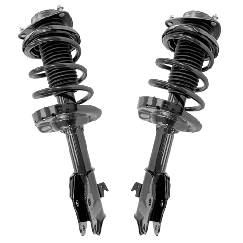 Detroit Axle - 2 Front Struts for 2016-17 Subaru Crosstrek 2013-15 XV with Coil Spring Assembly Replacement Suspension Shock - size: 13321_13322/PAIR