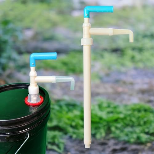 Fully Plastic Manual Oil Pump Slender Aspirator Water Pump for Dishwashing Liquid/Car Wash Soap/Honey/Engine Oil/Viscous Liquids/Lubricant/Laundry Detergent/Shampoo/Bleach