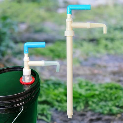 Fully Plastic Manual Oil Pump Slender Aspirator Water Pump for Dishwashing Liquid/Car Wash Soap/Honey/Engine Oil/Viscous Liquids/Lubricant/Laundry Detergent/Shampoo/Bleach