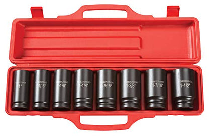 TEKTON 3/4 Inch Drive Impact Socket Set, 8-Piece | 4891 - size: 8-Piece (1 - 1-1/2 in.)