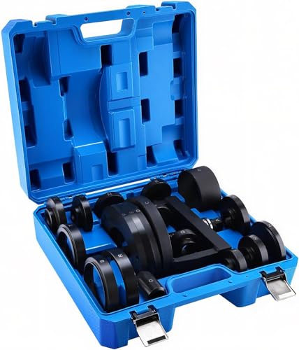 FreeTec Master Wheel Bearing Removal Tool, Wheel Hub Removal Tool Set Fits for Most Vehicles, C to U Sizes Back and Front Wheel Bearing Remover and Installer Tool Kit