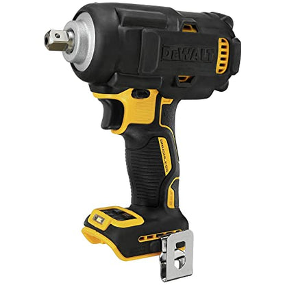 DEWALT 20V MAX XR Cordless Impact Wrench, 1/2", Includes Detent Pin Anvil and Belt Clip, Bare Tool Only (DCF892B) | Bare Tool Only, 20V Max Xr Brushless 1/2 in Impact Wrench with Detent-Pin Anvil and Belt Clip, 4-Speed and Precision Wrench