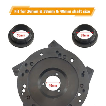 Universal Wheel Balancer Adaptor Fixture Plate, Tire Balancing Machine Clamp, for 36/38/40mm Shaft