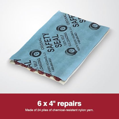 Martins Industries Safety Seal ATV Tire Repair Kit – Ready-to-Use Tubeless Tire Plug Kit with CO₂ Inflator, 6 Self-Vulcanizing 4" Repairs – for ATV, UTV, Quad & Motorcycle Tires