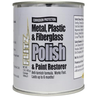 FLITZ Mason Maggio Racing Bundle - USA-Made Car Cleaning Kit - Includes 1lb Polish, 32oz Sealant, 16oz Metal Pre-Clean, 2 Buff Balls, & 4 Microfiber Cloths - Professional Car Detailing Kit to Restore - style: Mason Maggio Kit