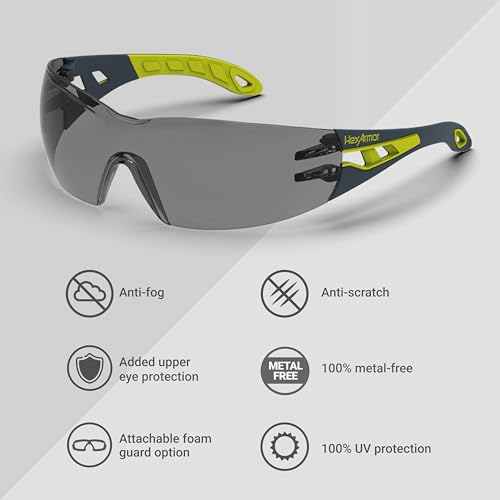 HexArmor MX200 Safety Glasses - color: Grey 23%