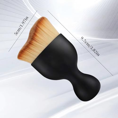 4PCS Microfiber Cleaning Brush Set, Ultra Soft Detailing Brushes for Car Interior Dashboard Vents, Home Electronics, Keyboards, Cameras, Furniture - Scratch-Free Dusting Tools with Dense Bristles