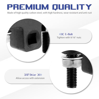 DASBET Inner Tie Rod Removal Tool 3/8" | Universal Low Profile Tool for Inner Tie Rod Ball Joint Removal and Installation