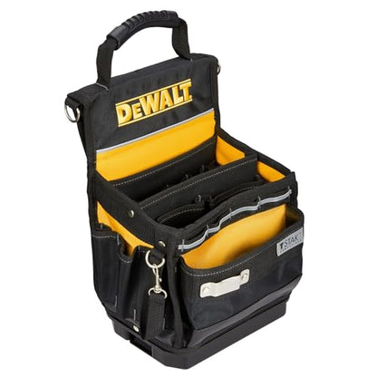 DEWALT Tool Bag, Easy Access Small Tool Pouch with Hard Bottom and Carrying Strap (DWST17624) - style: Tool Organizer
