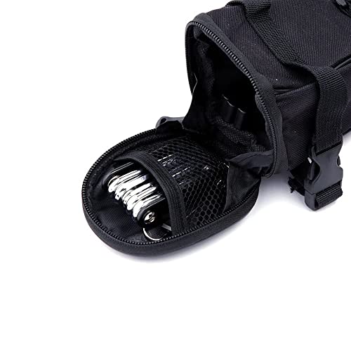 WOTOW Bike Repair Tool Kit & Bike Saddle Bag, 14 in 1 Bike Chain Tool Hex Key Wrench Maintain Accessories Multitool Set with Portable Under Seat Bag for Road Mountain Commuter Bicycle - style: 14 in 1 Multitool (With Patch)
