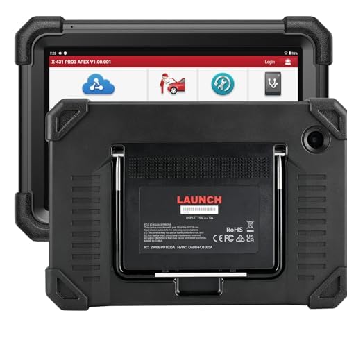 LAUNCH X431 Scanner PRO3 APEX Bidirectional Scan Tool 2026 Upgraded, OEM Topology Map, Online Coding, HD Truck, 55+ Services All-System car Diagnostics Tool,10.1 Inch, CAN FD & DoIP, FCA & Renault SGW