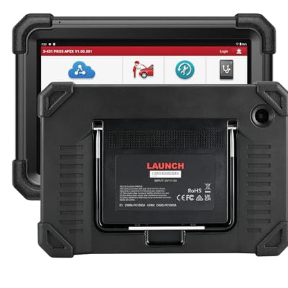 LAUNCH X431 Scanner PRO3 APEX Bidirectional Scan Tool 2026 Upgraded, OEM Topology Map, Online Coding, HD Truck, 55+ Services All-System car Diagnostics Tool,10.1 Inch, CAN FD & DoIP, FCA & Renault SGW