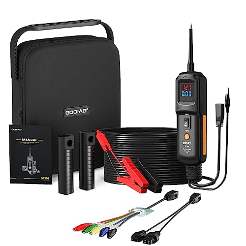Multifunctional Power Circuit Probe Tester DC Voltage 12V to 40V, 20FT Extension Wire, Grounding Testing, Component Activation, Short Circuit Positioning, Continuity Testing