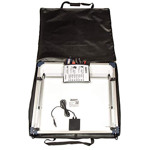 Optimate Solar 60W Travel kit, TM523-6TK, 6-Step 12V 5A Weatherproof Solar Battery Saving Charger & maintainer - style: OptiMATE Solar 12V charge controller with 60W Solar Panel (Travel Kit)