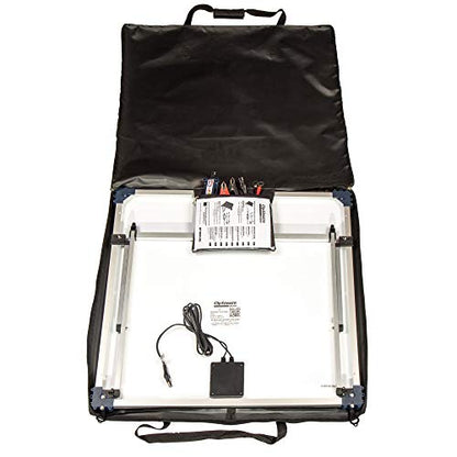 Optimate Solar 60W Travel kit, TM523-6TK, 6-Step 12V 5A Weatherproof Solar Battery Saving Charger & maintainer - style: OptiMATE Solar 12V charge controller with 60W Solar Panel (Travel Kit)