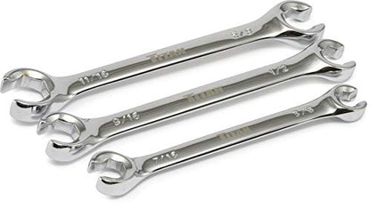 Titan 17388 Flare Nut Wrench Set SAE - style: 3-Piece SAE