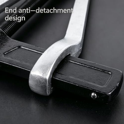 6-Inch 2-Jaw Gear Puller, Small Bearing & Pulley Removal Tool | Reversible Double Hook Design, Inside & Outside Pulling Extractor for Flywheels, Gears and Pulleys