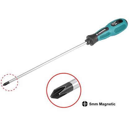 uxcell #1 Phillips Screwdriver 8 Inch Round Shaft Non Slip Comfortable Handle - size: PH1 x 8"