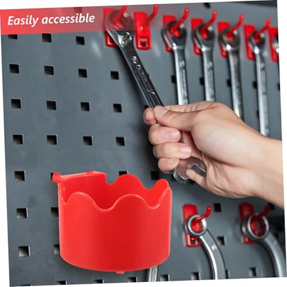 DECHOUS Wall-Mounted Car Wash Tool Holder Spray Can and Wax Storage Rack Space-Saving Slip Surface