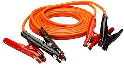 Southwire Road Power Commercial-Duty Booster Cable - Heavy Duty Design - Top & Side Post Compatible - Reliable Jump Start Tool - Tangle Free Automotive Jumper Cable - 6-Gauge - 16 Feet - Orange - size: 16-Feet