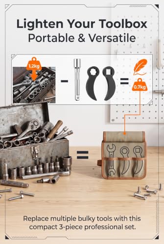 CV Axle Removal Tool, 1/4" to 1/2" Automotive CV Axle Removal Tool, Chrome Vanadium Steel Half Shaft Crowbar Adapter, Car Half Shaft Repair Tools with 5" Extension Bar for Tight Spaces