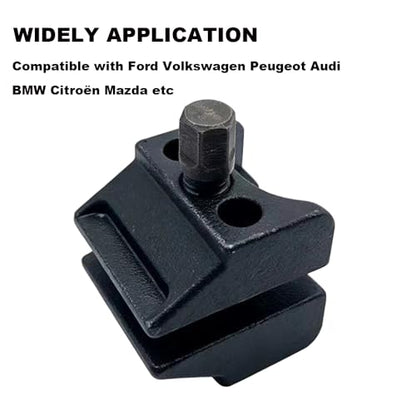 Universal Suspension Strut Spreader Tool Suspension Strut Split Hub Steering Knuckle Spreader Tool Dual-End Strut Removal & Lower Ball Joint Separator Compatible with Ford Volkswagen Peugeot Audi BMW