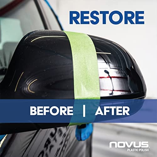 NOVUS-PK1-2 | Plastic Clean & Shine #1, Fine Scratch Remover #2, Heavy Scratch Remover #3 and Polish Mates Pack | 2 Ounce Bottles - color: Plastic Restorer Kit (3-in-1), size: 2 Ounce