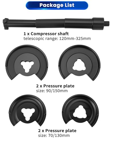 ATPEAM Spring Compressor for Cars, Universal Internal Spring Compressor for Vehicles, Spring Compressor Tool for Mercedes-Benz W201, W203, W124, W126, W202, W210