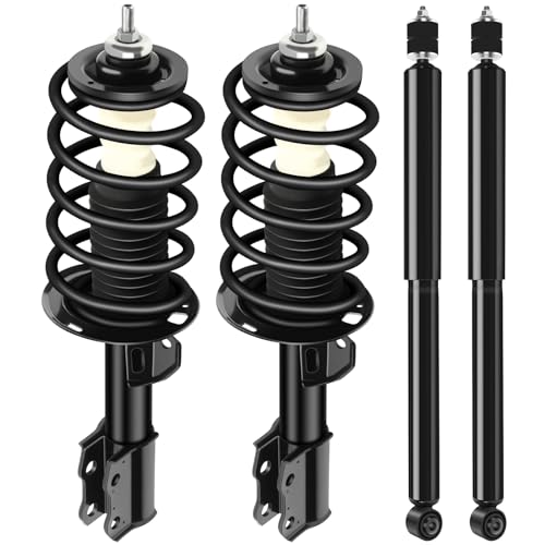 SCITOO Front and Rear Complete Struts Assembly Shock Absorber for Toyota for Prius C 2012-2015 Automotive Replacement Struts 172289 343442 - Set of 4