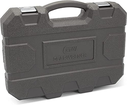 GEARWRENCH 44 Pc. 3/8" Drive 6 Point Standard & Deep Impact SAE/Metric Socket Set - 84916N (Pack of 3) - size: SAE/Metric (Pack of 3)