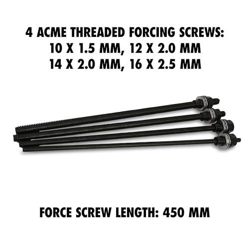 OEMTOOLS 27212 Manual Bushing Removal Tool Set, Suspension and Wheel Bearing Service Kit, 20 Cups and Adapters for Bushing, Seal, and Bearing Replacement, Control Arm and Axle Repair