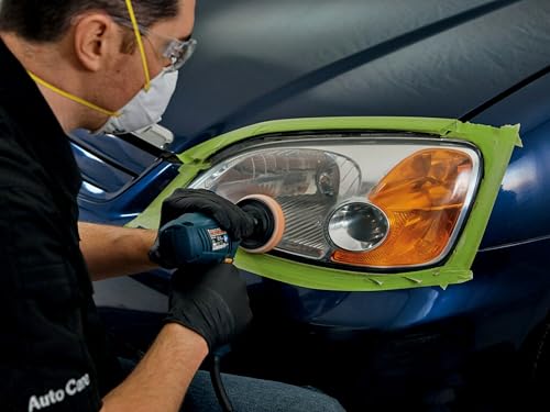 3M Auto Restore and Protect Headlight Restoration Kit, Use On Plastic Lenses, Headlights, Taillight, Fog Lights and More, Includes Sanding Discs, Headlight Clear Coat Wipes, Foam Pad and Glove (39194) - size: 1 Kit