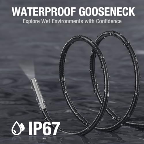 Teslong Endoscope Replacement Cable with Light, Single Lens Inspection Camera 3.9mm/0.15inch Waterproof Probe Compatible with NTS500, NTS300(3.3FT)
