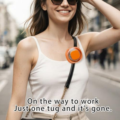 USB Rechargeable Small Clip On Fan Neck Waist Fan for Home And Outdoor Travel