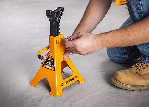 GEARWRENCH 3 Ton Ratcheting Jack Stands - Pack of 2 | GWJS3T - style: 3 Ton