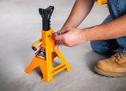 GEARWRENCH 3 Ton Ratcheting Jack Stands - Pack of 2 | GWJS3T - style: 3 Ton