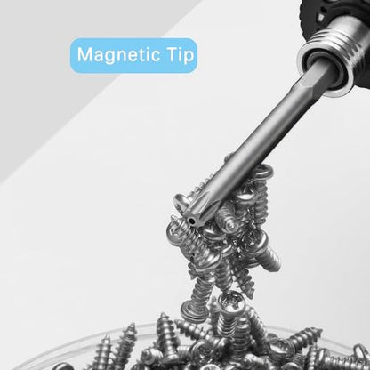 5PCS T35 Magnetic Tamper Proof Torx Screwdriver Bits, 1/4 Inch Hex Shank 3 Inch Length S2 Steel Security Drill Torx Head Drill Screw Driver Tools(75mm Long, Star 6 Point) - size: T35