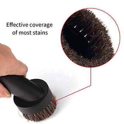 Lamoutor 4Pcs Soft Bristle Vacuum Brush Round Brush Vacuum Attachment Universal Vacuum Dust Brush for Most Vacuum Cleaners Accessories