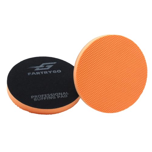 6-Inch Medium Grade Clay Pad – Auto Detailing Clay Bar Replacement for Car Paint Prep, Removes Overspray, Water Spots, Rail Dust & Contaminants, Synthetic Clay Pad for Hand or Machine Use