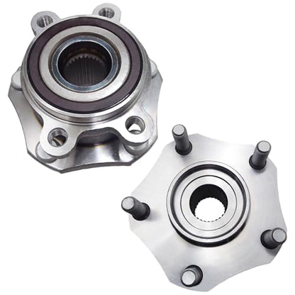 513357 Front Wheel Bearing Hub Assembly for Nissan Rogue Sport Qashqai 2014 2015 2016 2017 2018 2019 2020 2021 2022 2023 (2PCS) - size: 513357